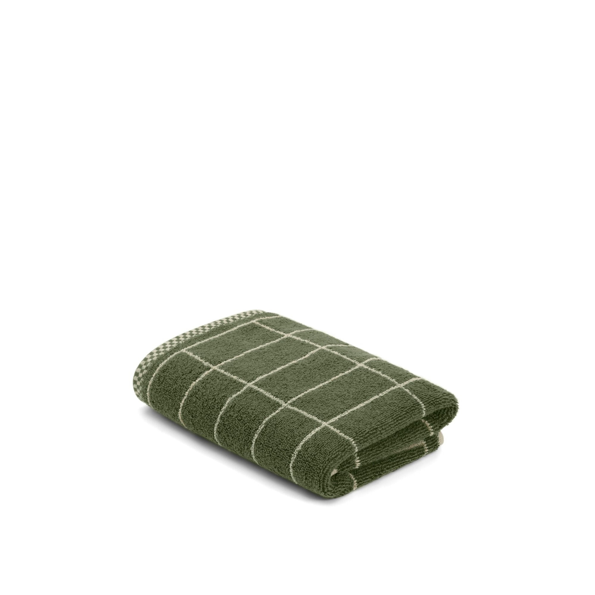 LOOP HOME hand towel - forest/sage - tile