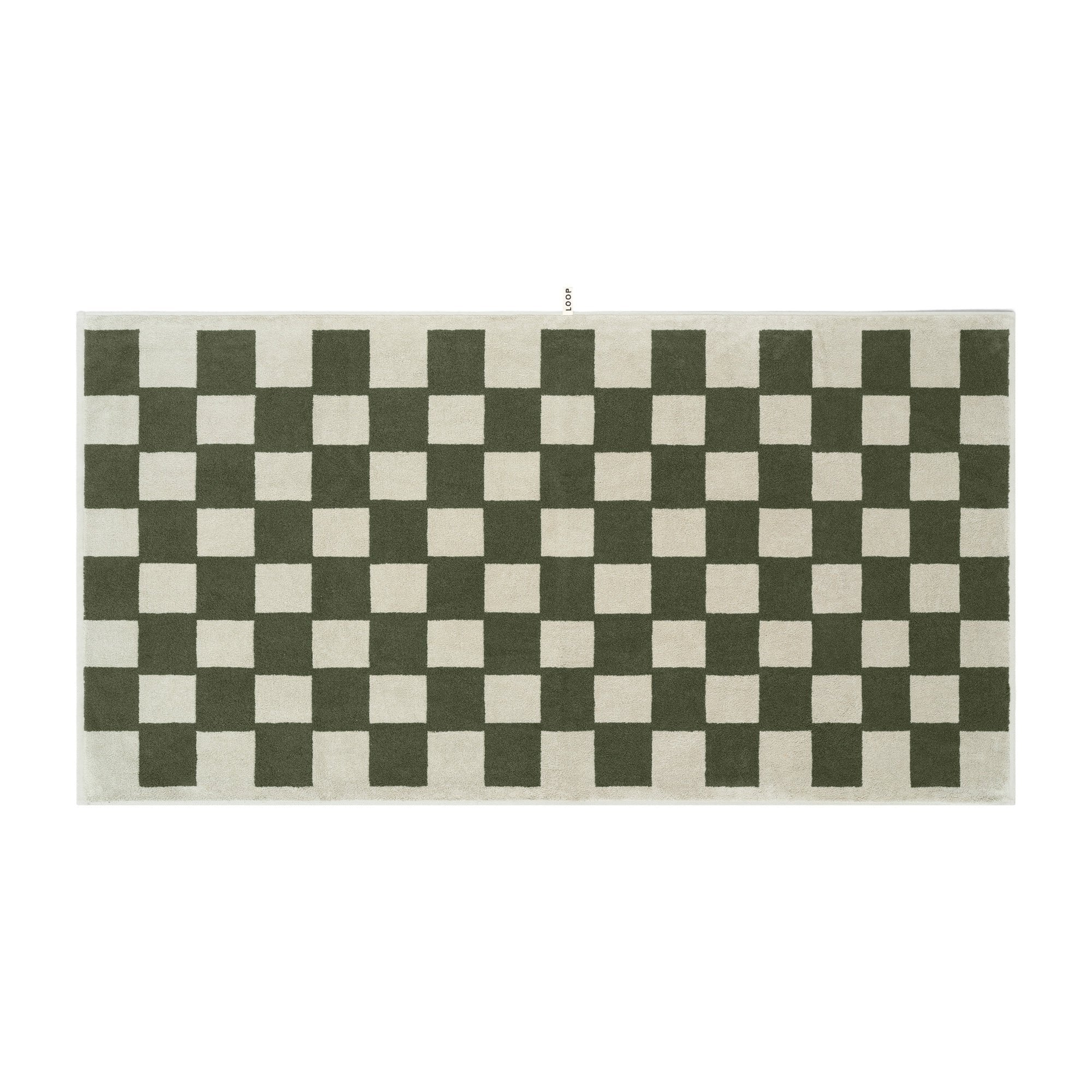 Forest/Sage Brick Bath Sheet — view 2