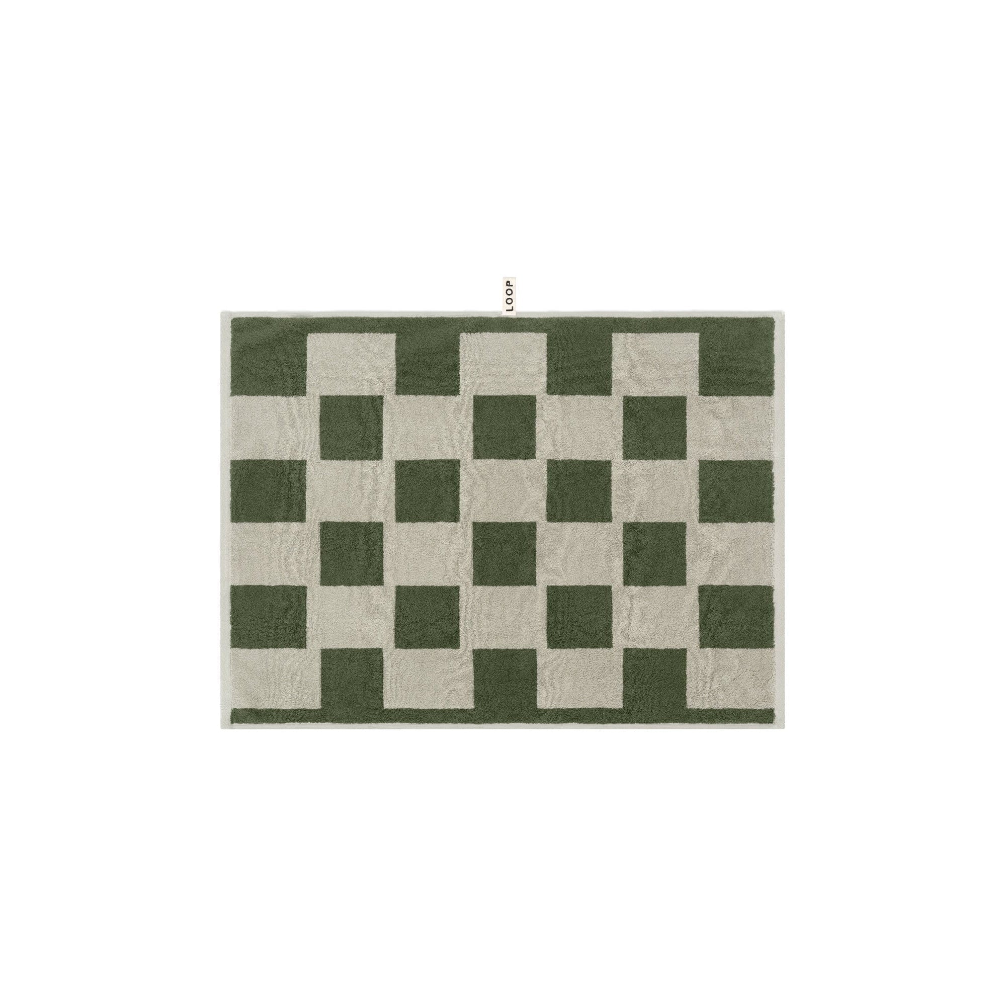 LOOP HOME bath mat - forest/sage - brick — view 2