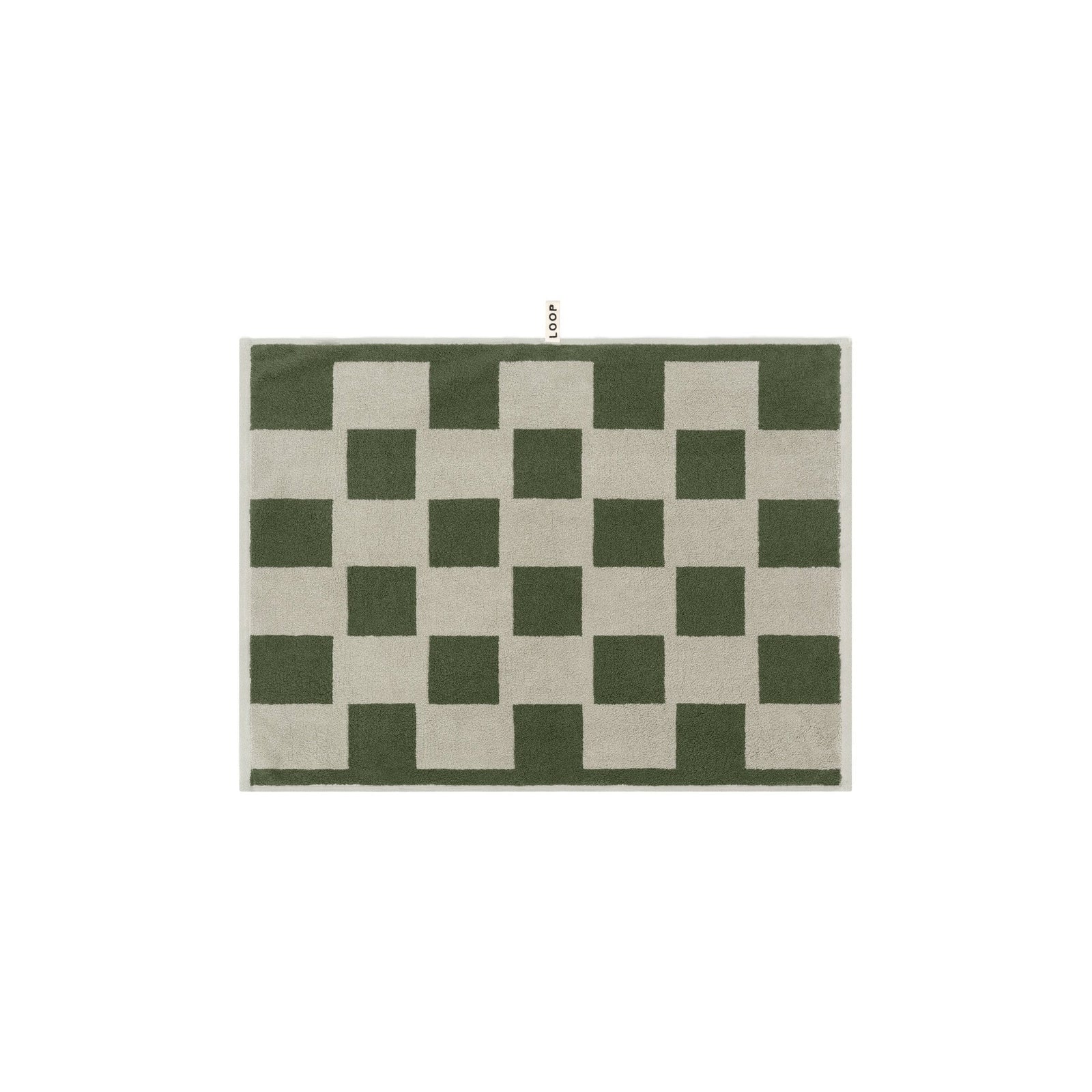 LOOP HOME bath mat - forest/sage - brick — view 2