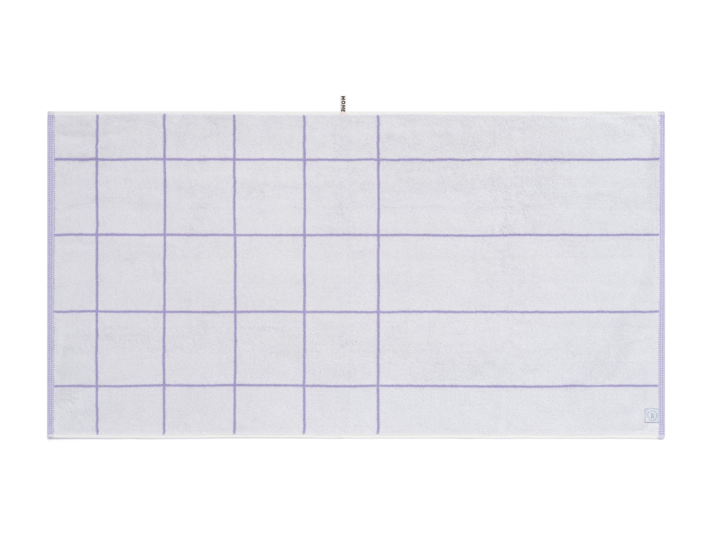 LOOP HOME bath sheet - lilac/ivory - mesh — view 3