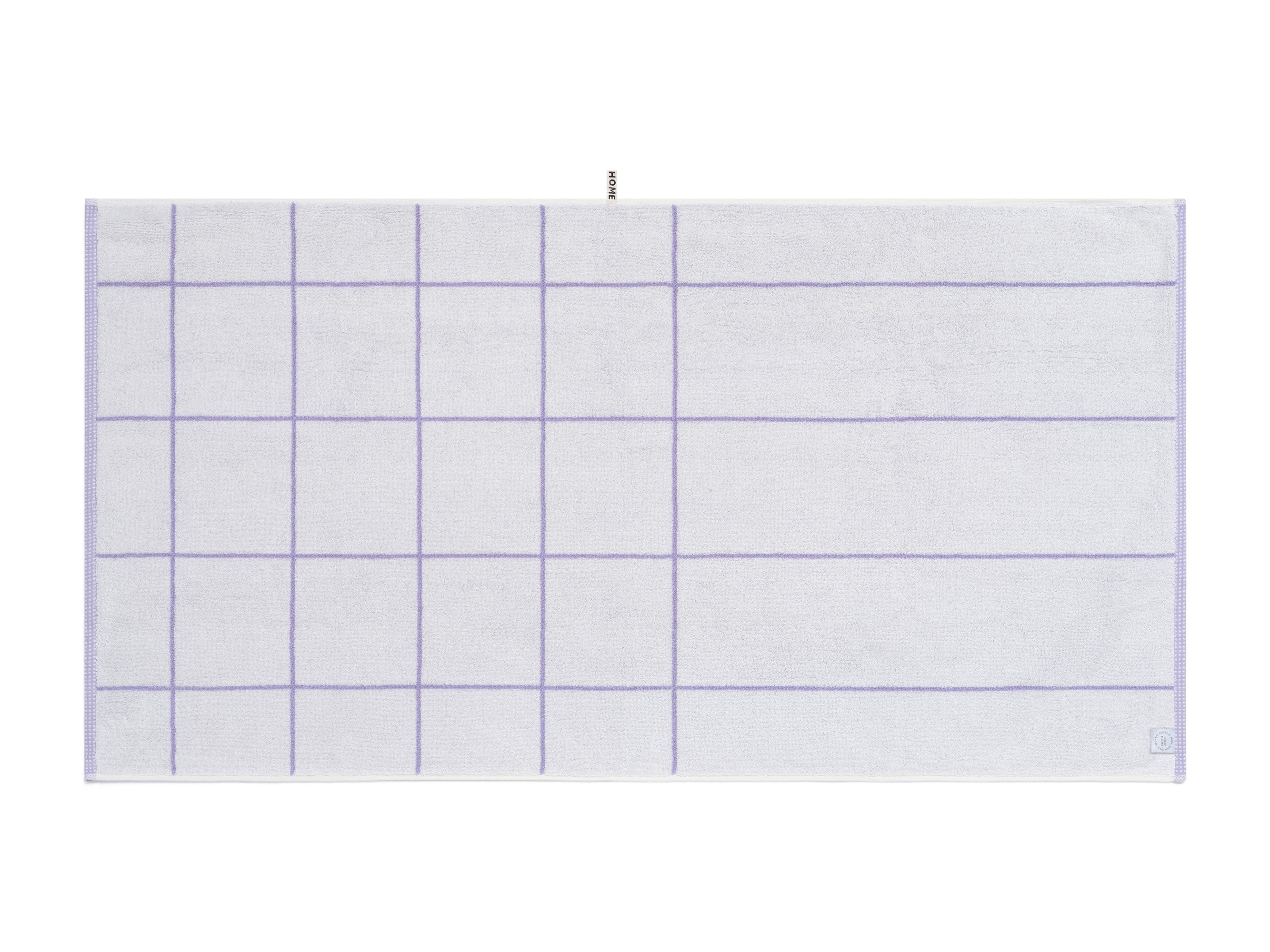 LOOP HOME bath sheet - lilac/ivory - mesh — view 3