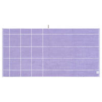 Lilac/Ivory Mesh Bath Towel — view 3