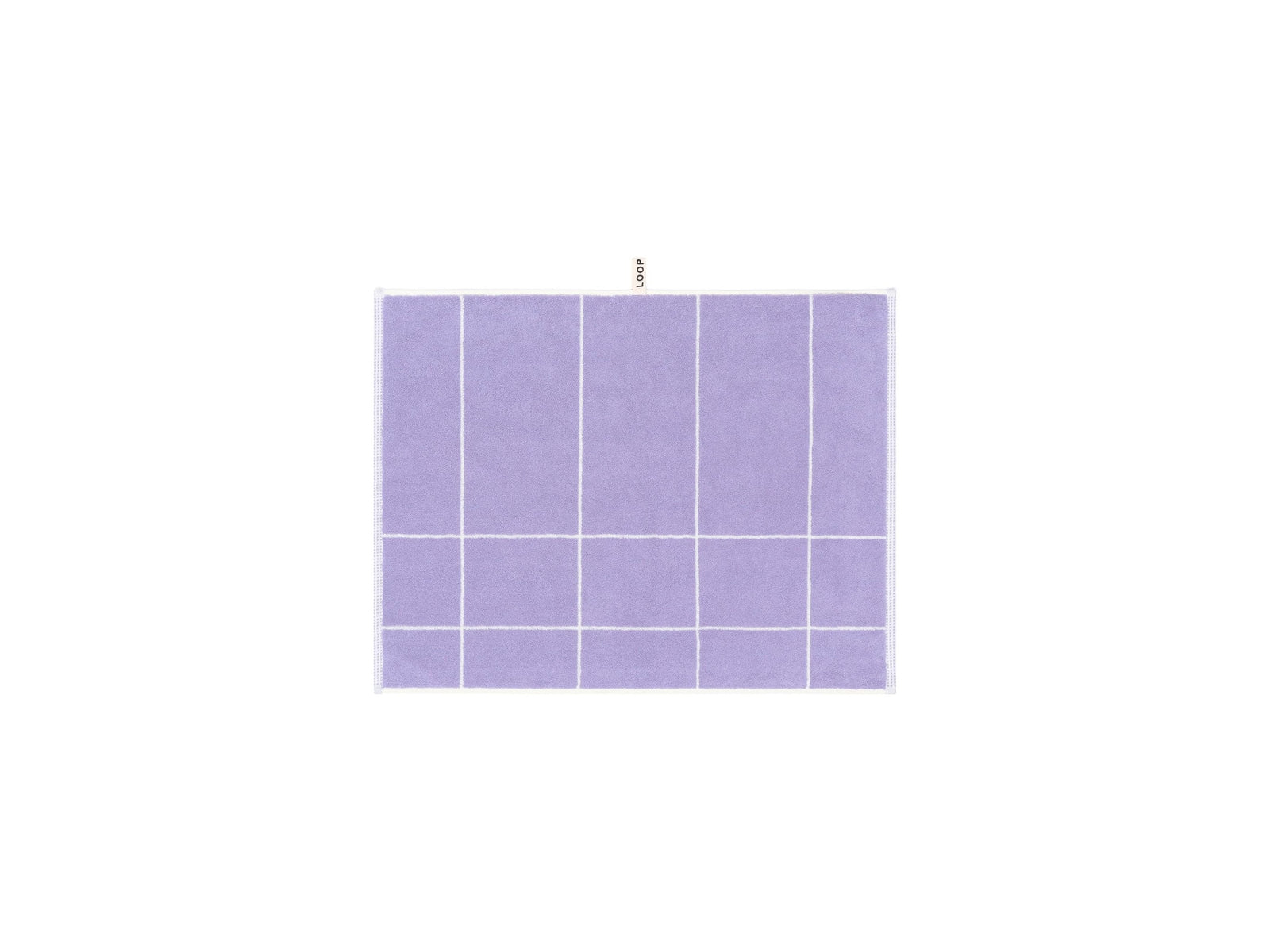 Lilac/Ivory Mesh Bath Mat — view 2