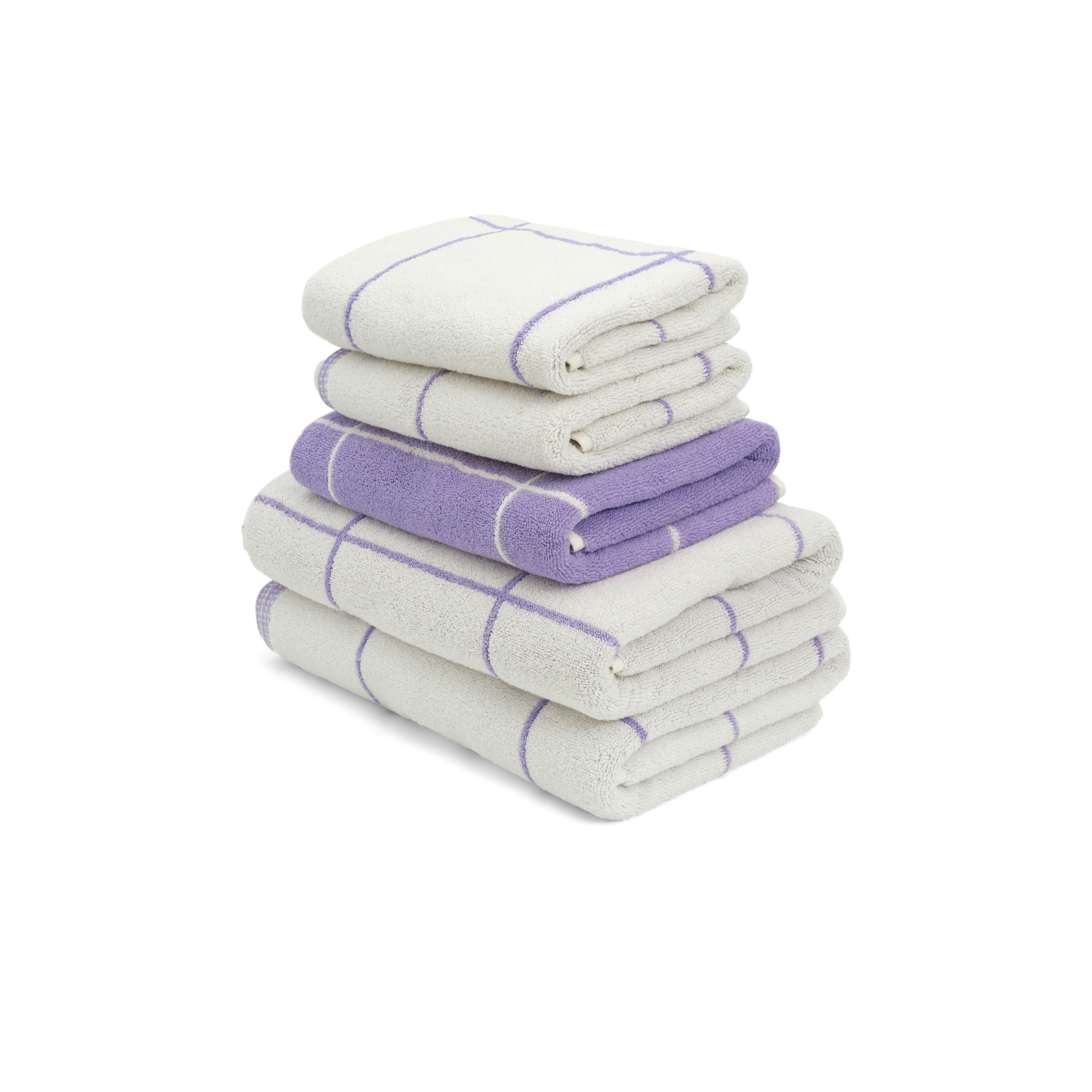 LOOP HOME lilac/ivory - mesh bundles