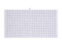 LOOP HOME bath sheet - lilac/ivory - grid — view 3