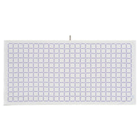 LOOP HOME lilac face towel folded showing striped design