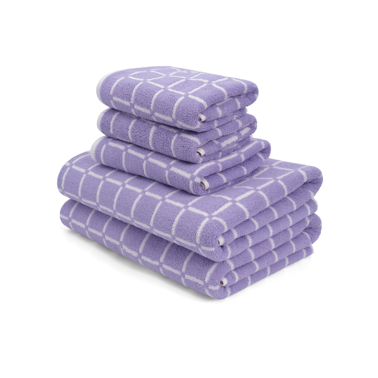 LOOP HOME lilac/ivory - grid bundles — view 2