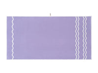 LOOP HOME bath sheet - lilac/ivory - wave — view 2