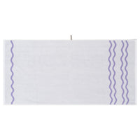 LOOP HOME bath towel - lilac/ivory - wave — view 2