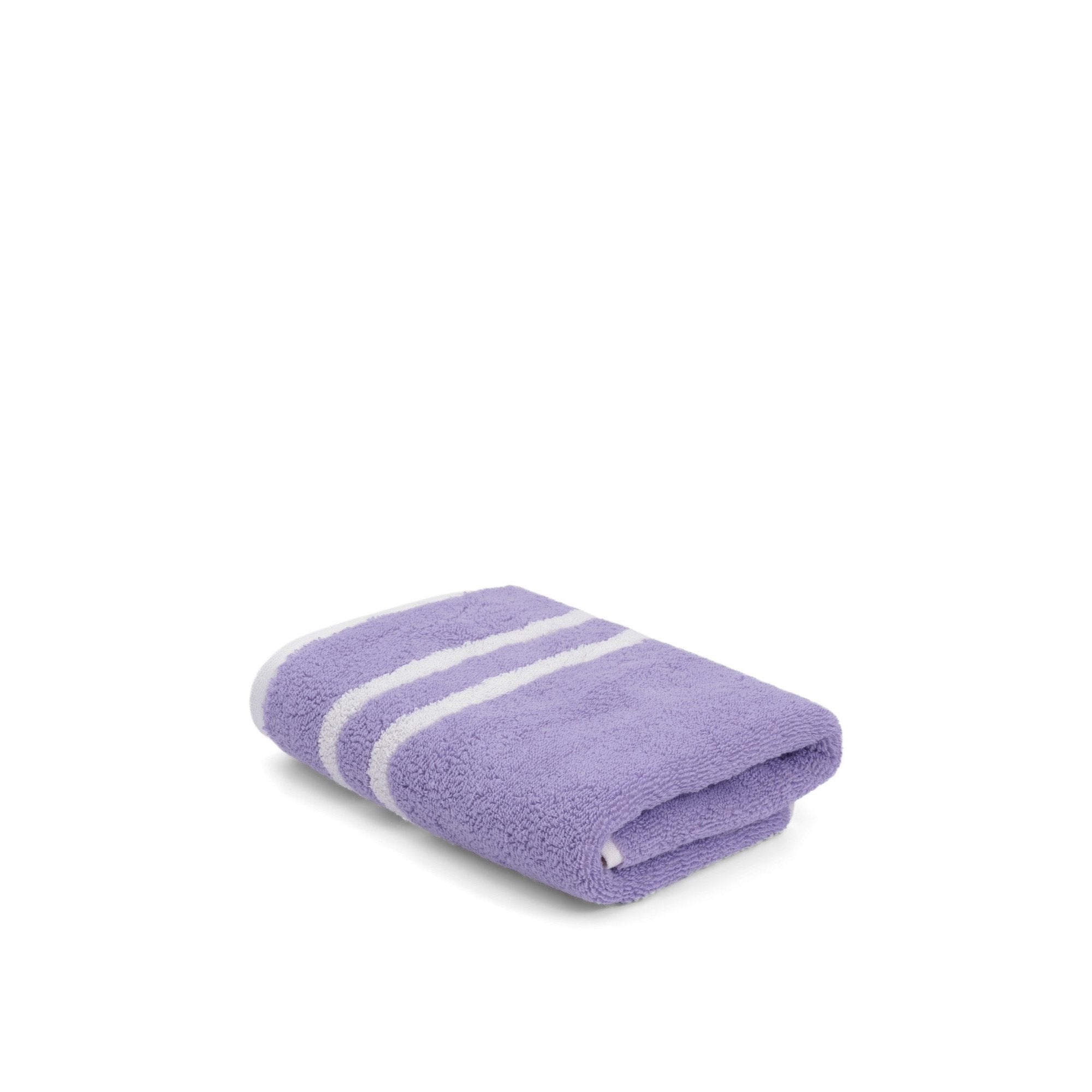 LOOP HOME hand towel - lilac/ivory - wave
