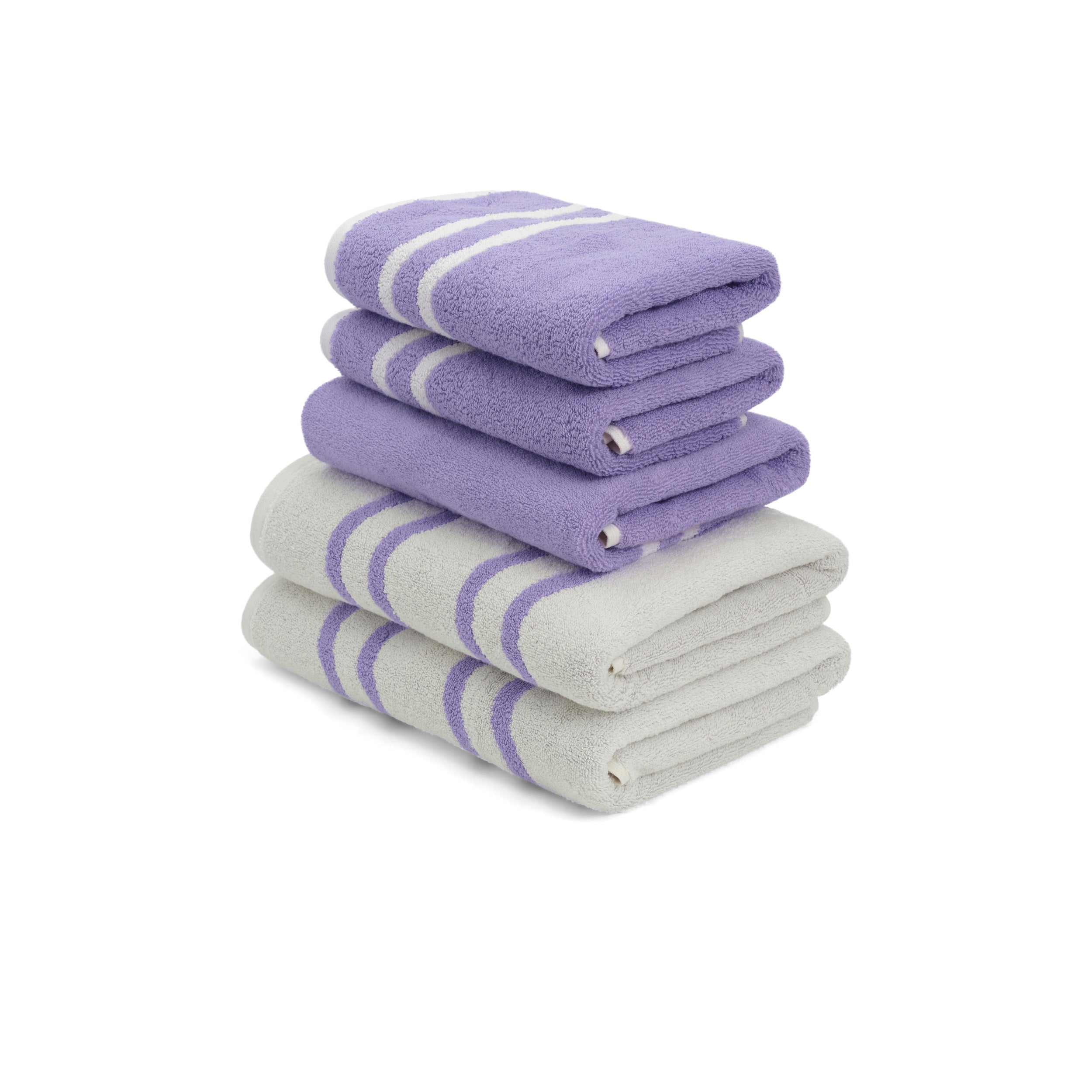 LOOP HOME lilac/ivory - wave bundles