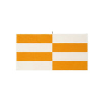Saffron/Ivory Block Bath Towel — view 2