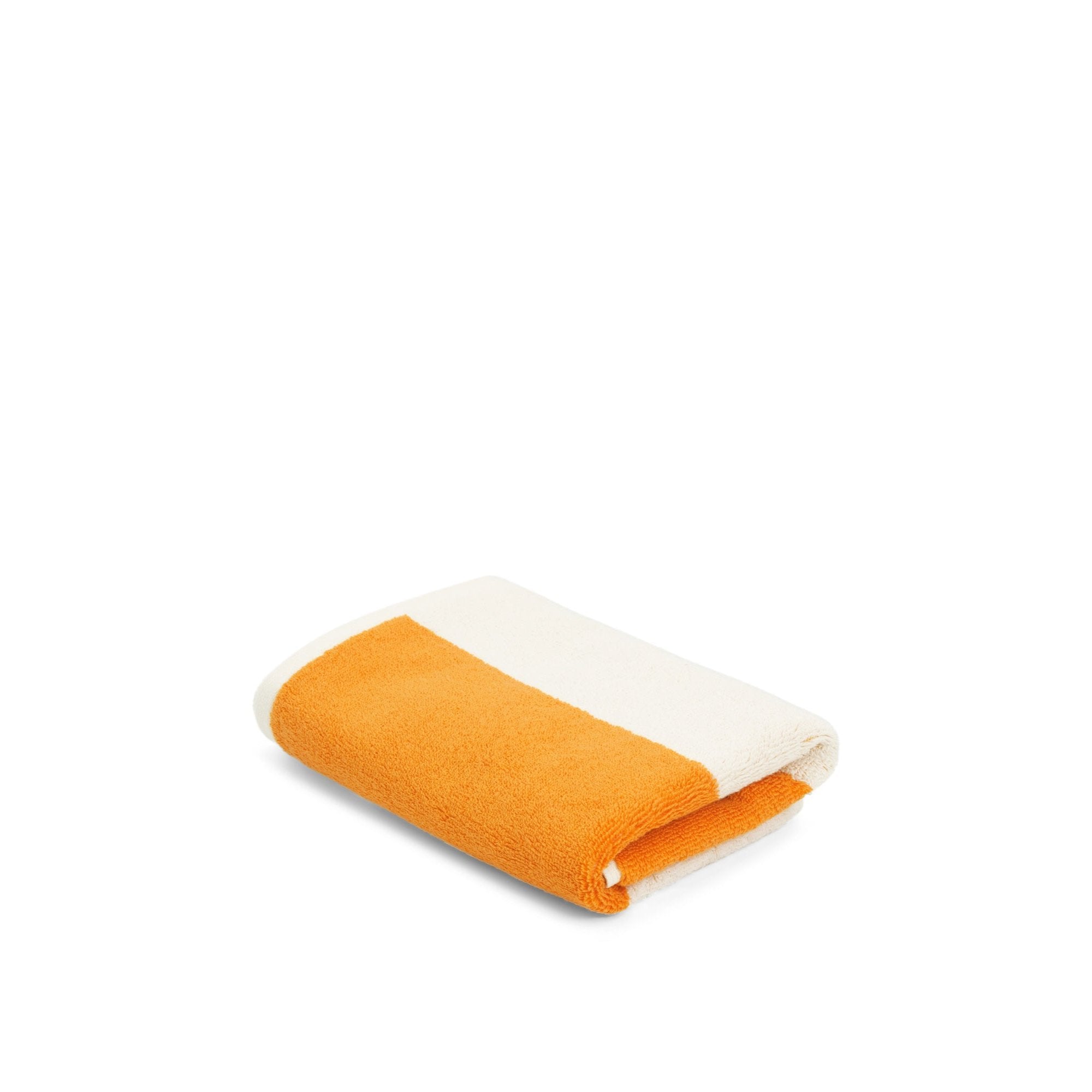 LOOP HOME hand towel - saffron/ivory - block