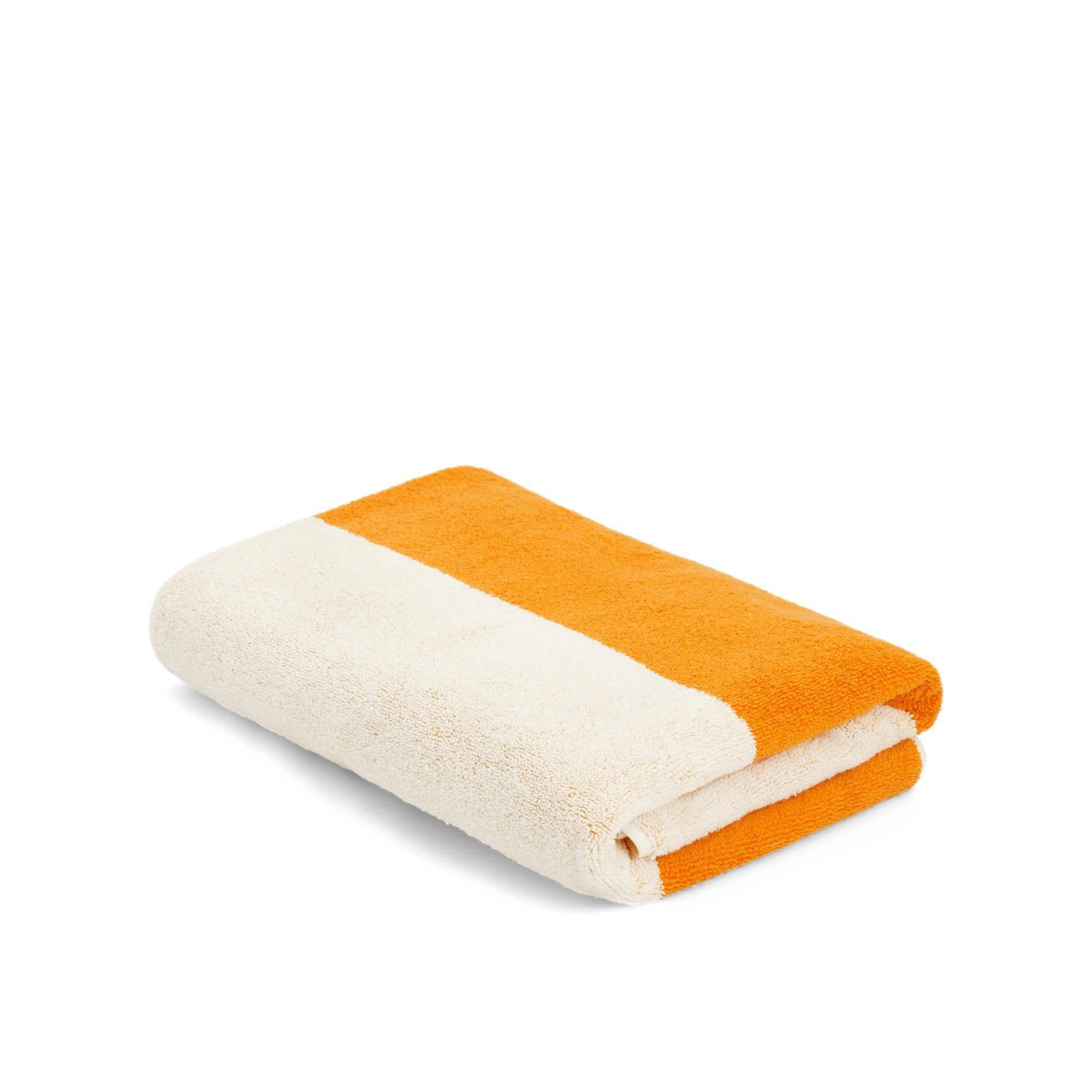 Bath Towel - Saffron/Ivory - Block