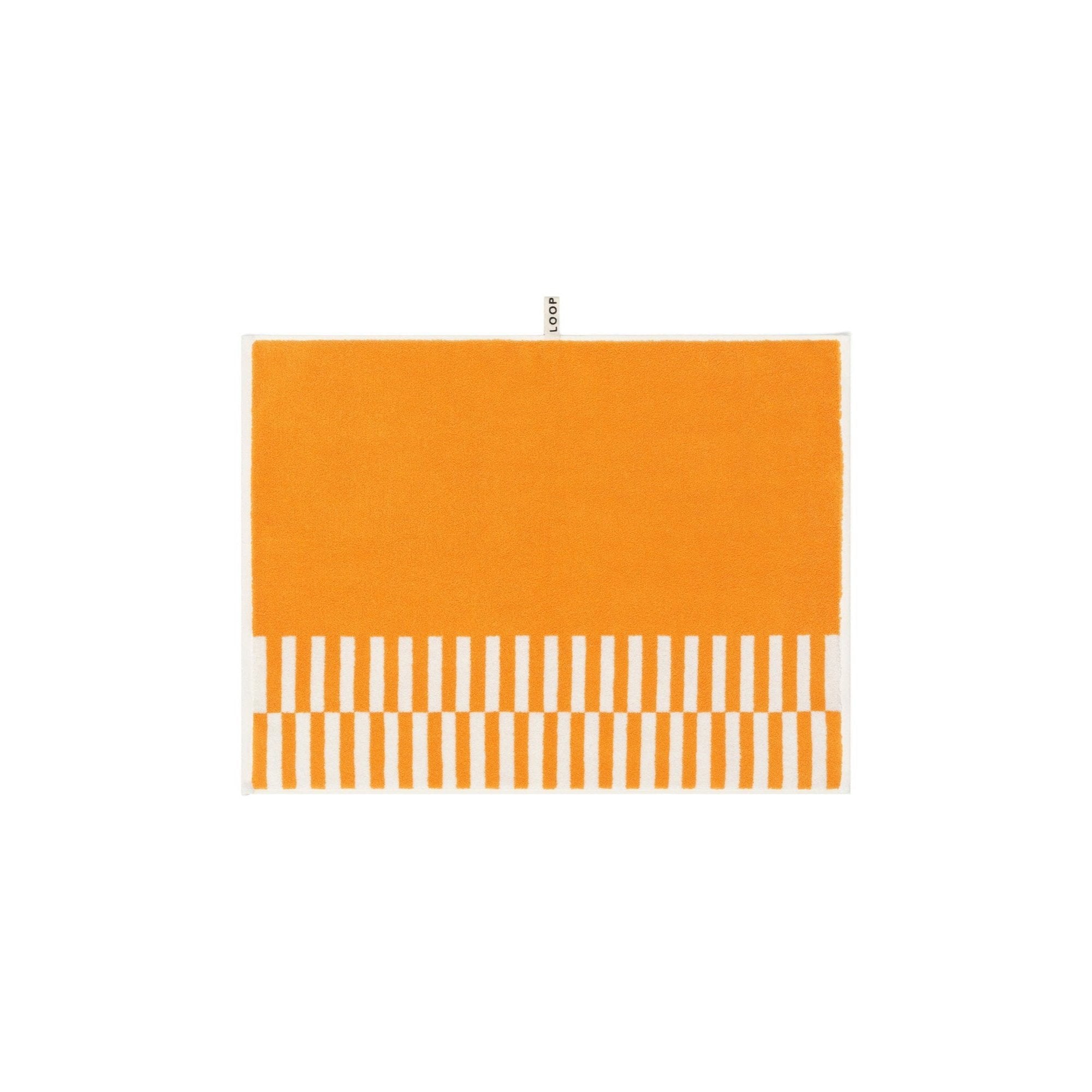 Bath Mat - Saffron/Ivory - Offset