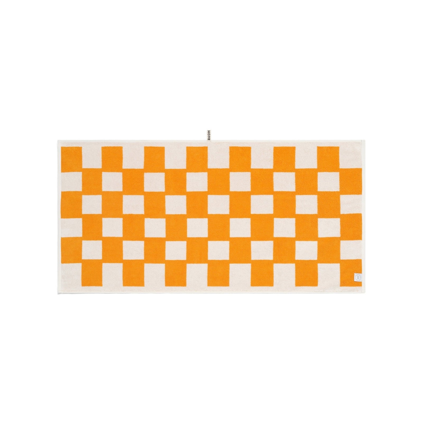 LOOP HOME bath towel - saffron/ivory - brick — view 3