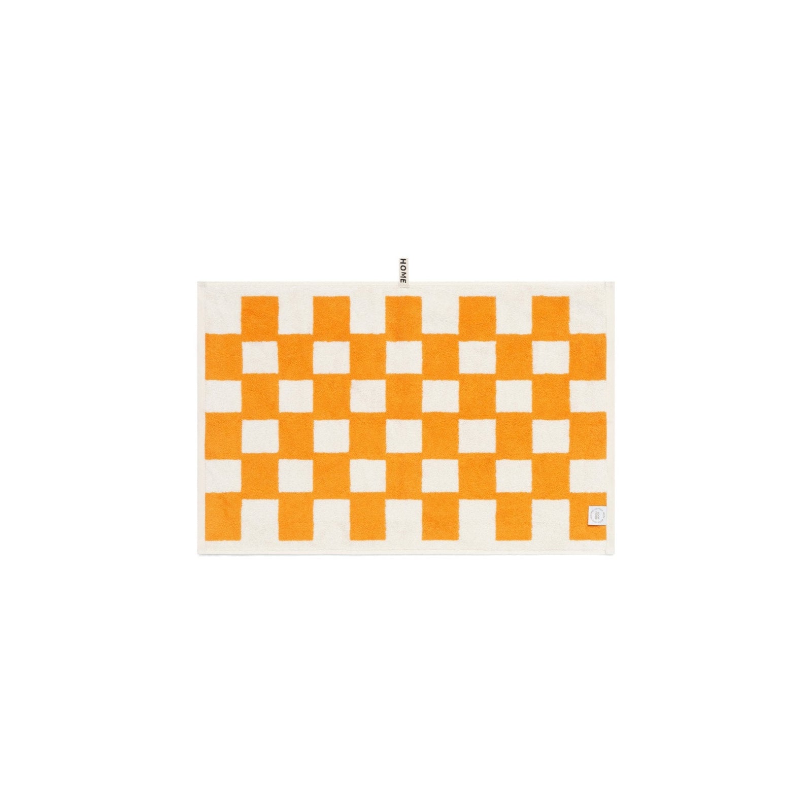 LOOP HOME hand towel - saffron/ivory - brick — view 3