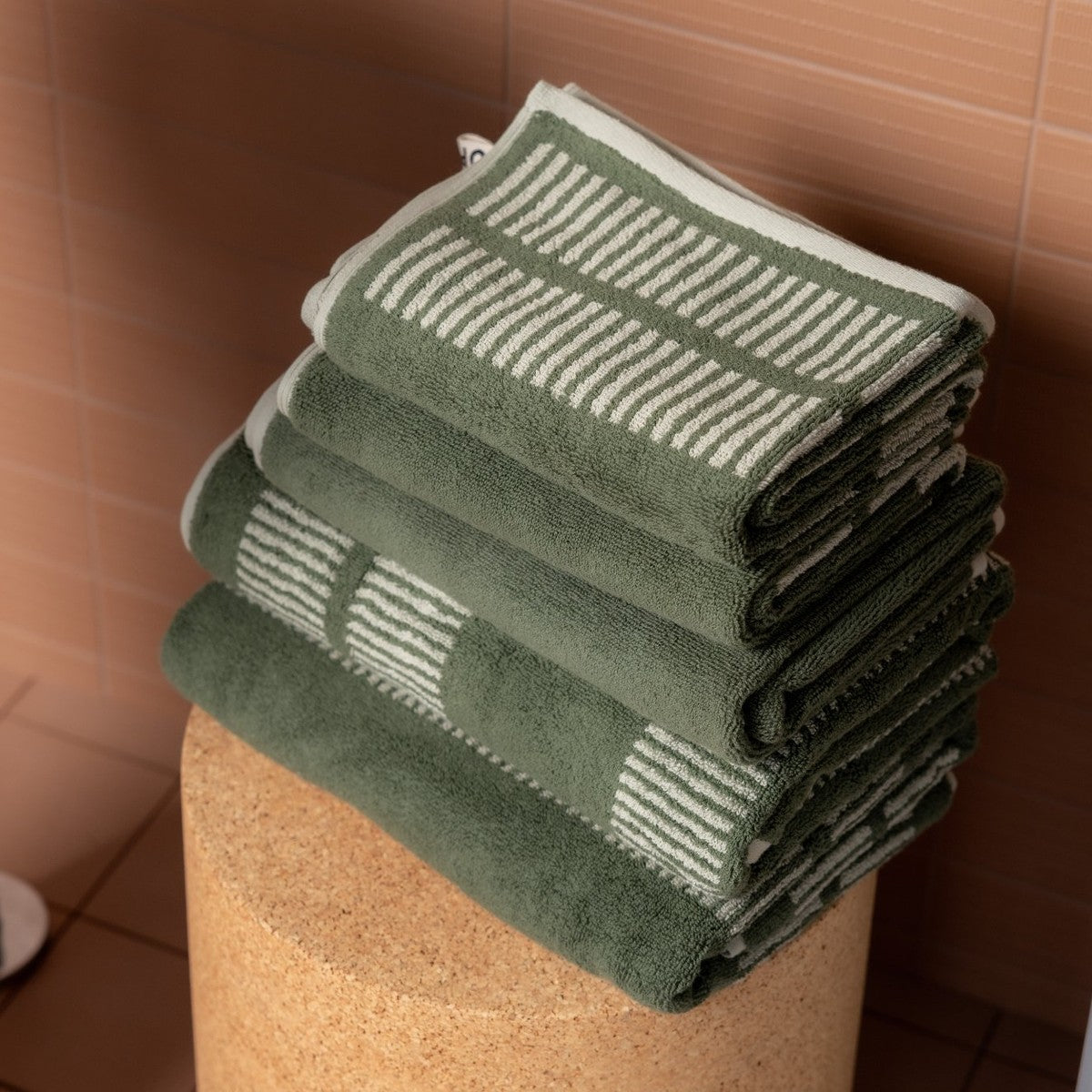 LOOP HOME Forest and Sage colourway swatch