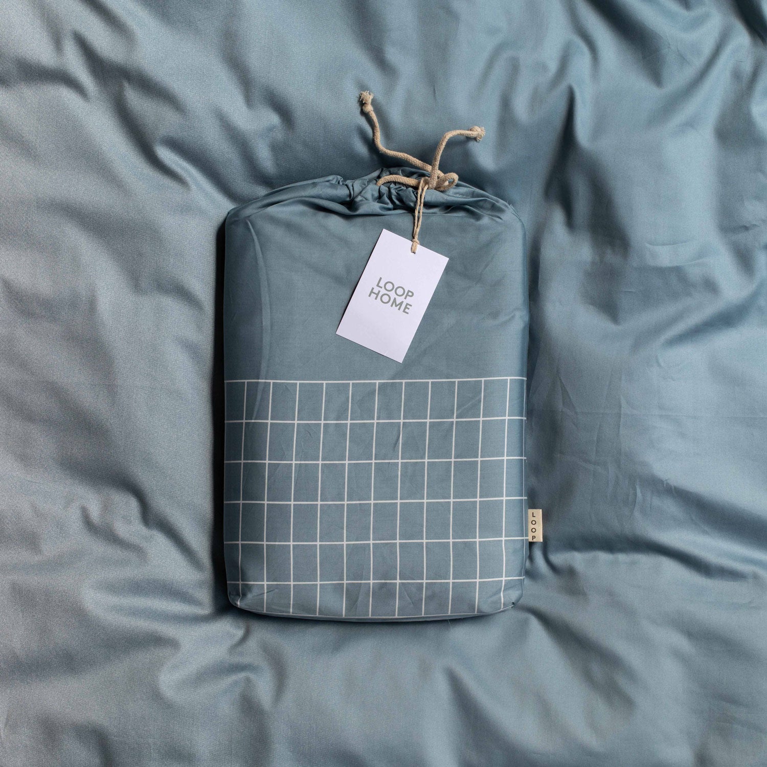 GOTS organic cotton quilt cover packaging